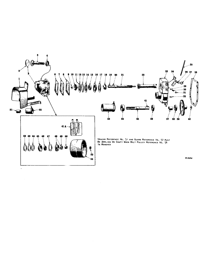 Схема запчастей Case IH FARMALL A - (162) - ATTACHMENTS, BELT PULLEY AND POWER TAKE-OFF, SPECIAL Attachments