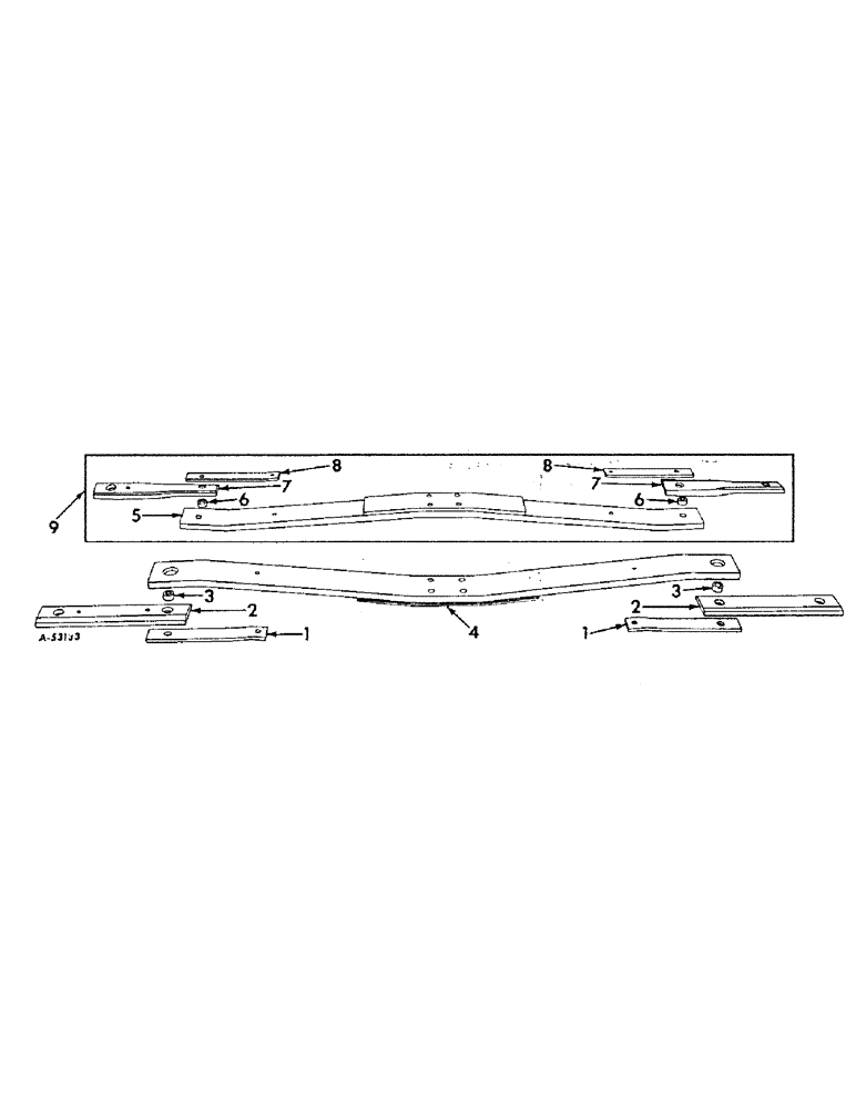 Схема запчастей Case IH 27 - (C-3[A]) - ROTOR BAR AND SHREDDING ATTACHMENT 