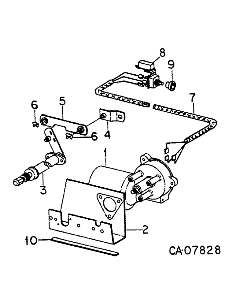 Схема запчастей Case IH 1486 - (08-20) - ELECTRICAL, WINDSHIELD WIPER MOTOR (06) - ELECTRICAL