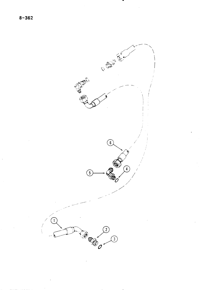 Схема запчастей Case IH 485 - (8-362) - AUXILIARY POWER SOURCE (08) - HYDRAULICS