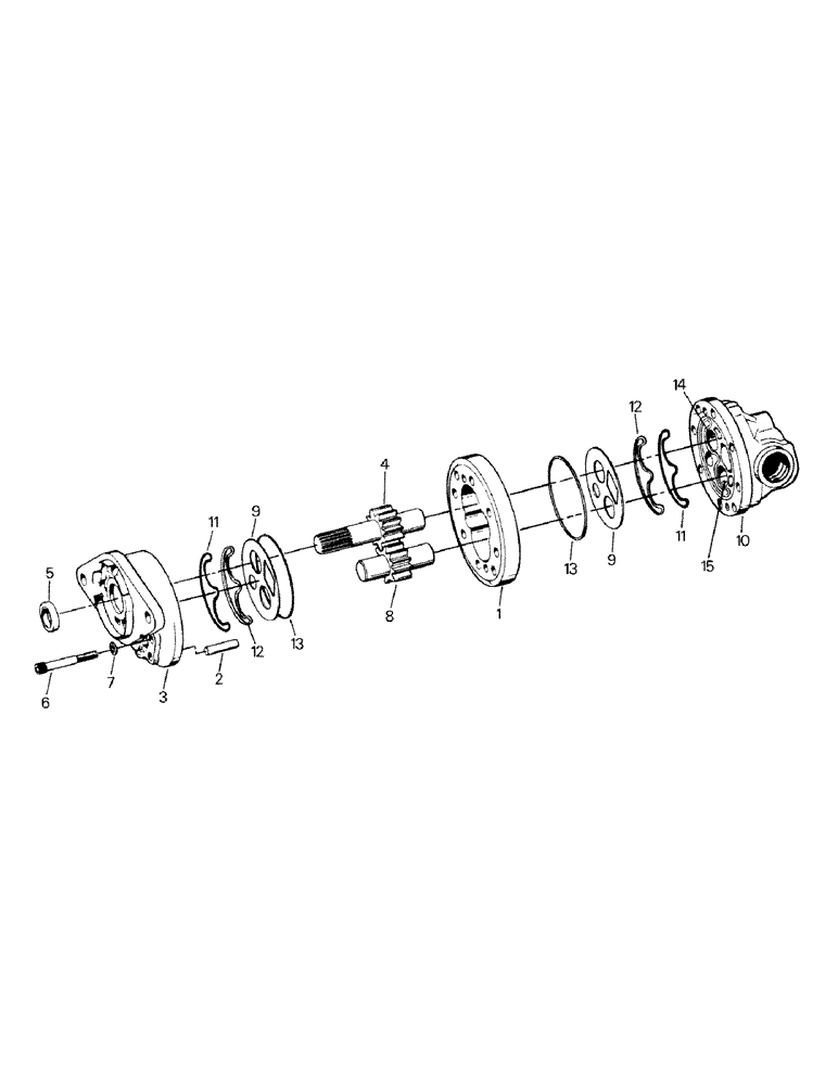 Схема запчастей Case IH KM-280 - (08-12) - HYDRAULIC PUMP ASSEMBLY, CUMMINS 855 ENGINE, LATER STYLE, ASN 3283 (07) - HYDRAULICS