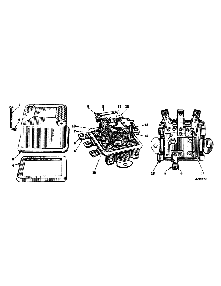 Схема запчастей Case IH 560 - (104) - ELECTRICAL SYSTEM, VOLTAGE REGULATOR, DELCO-REMY, 560 SERIES (06) - ELECTRICAL SYSTEMS