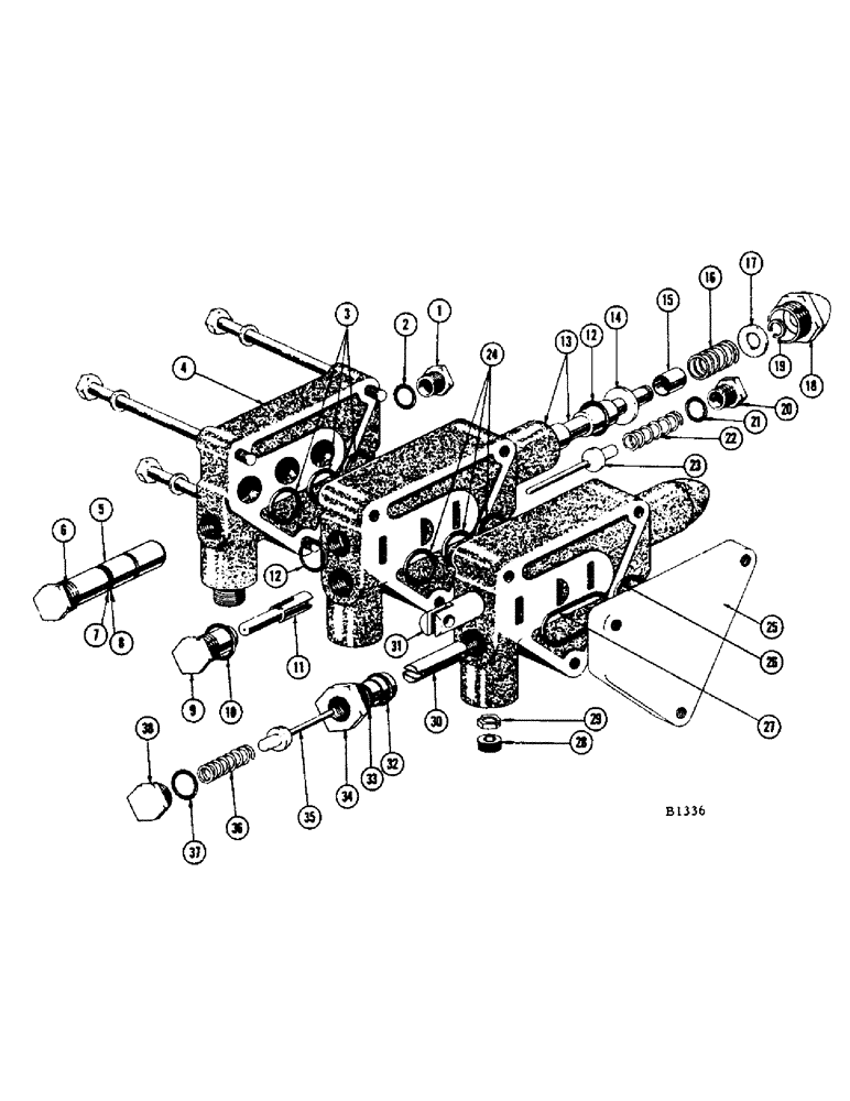 Схема запчастей Case IH 960 - (274) - F87262 (35) - HYDRAULIC SYSTEMS