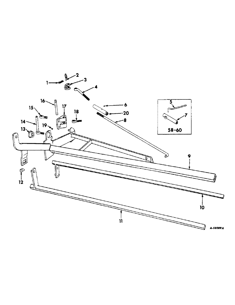 Схема запчастей Case IH 461 - (U-04) - MAIN FRAME AND ROCKSHAFT 