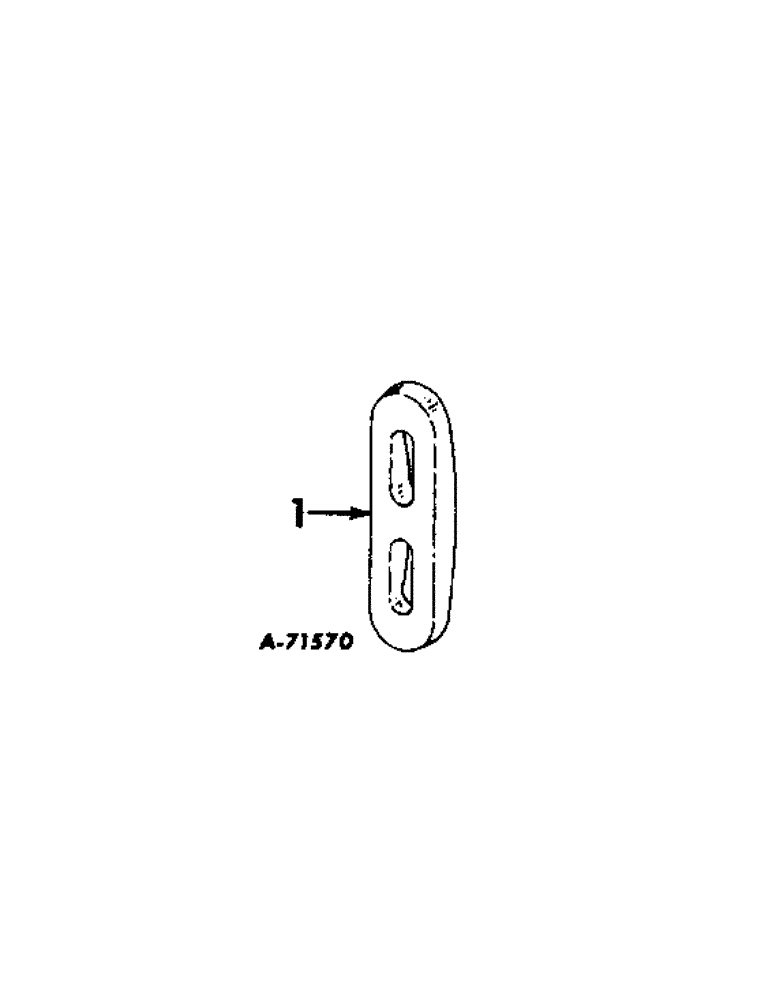 Схема запчастей Case IH 863 - (AJ-16[A]) - SWEEP ADJUSTING WEDGE 