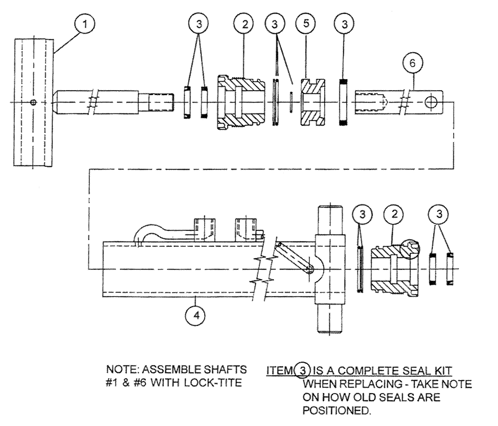 Схема запчастей Case IH PATRIOT WT - (06-008) - HYDRAULIC CYLINDER - STEERING - (2" X 8") - 1" DIA ROD Cylinders