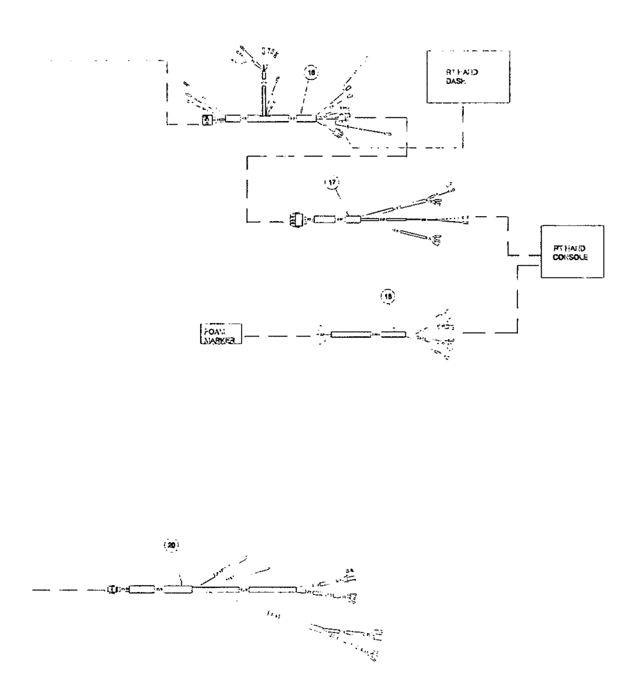 Схема запчастей Case IH 4330 - (08-001[03]) - MAIN ELECTRICAL HARNESSES (06) - ELECTRICAL