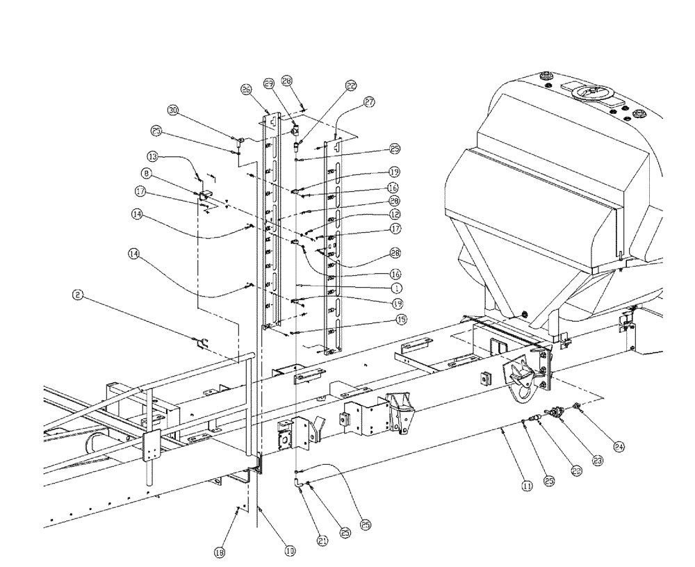 Схема запчастей Case IH 438 - (18-013) - SIGHT GAUGE GROUP Wet Kit