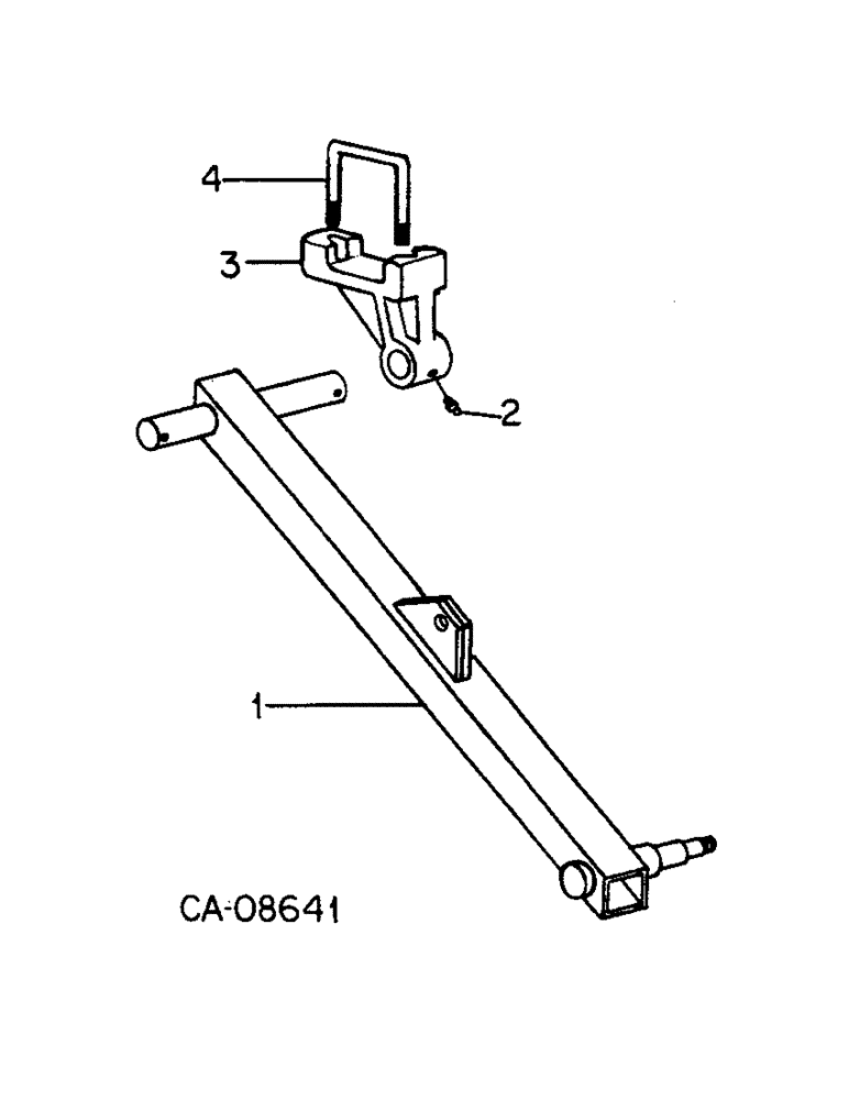 Схема запчастей Case IH 5000 - (H-08) - 5000 VIBRA CHISEL, 31-1/2 FOOT WING, WING FRAME AXLE 