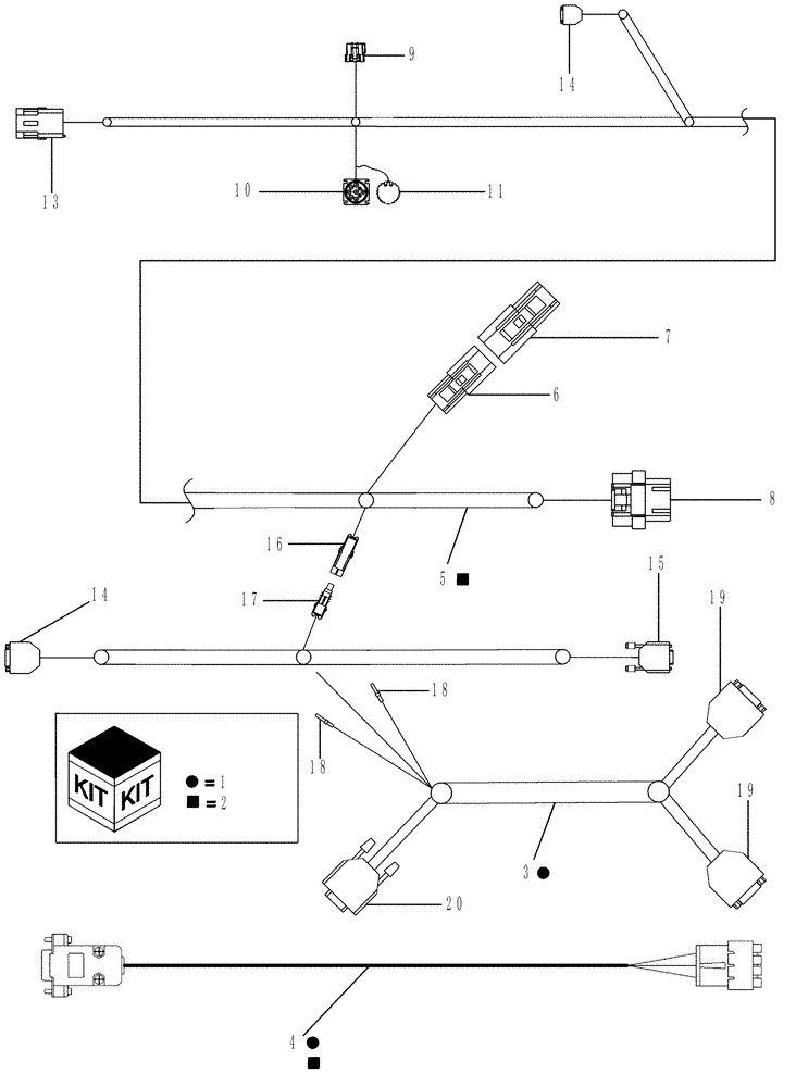 Схема запчастей Case IH MX305 - (04-47A) - FLEXICOIL CONTROLLER KITS (04) - ELECTRICAL SYSTEMS