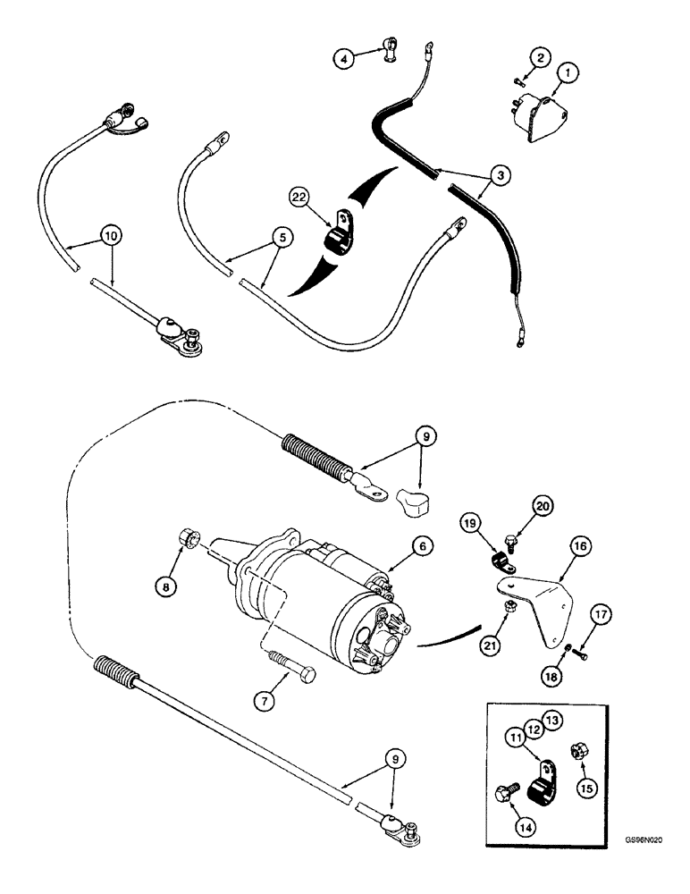 Схема запчастей Case IH 2144 - (4-36) - FEEDER REVERSER HARNESS (06) - ELECTRICAL