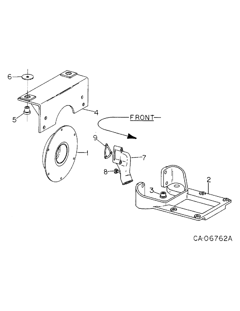 Схема запчастей Case IH 3388 - (12-03) - POWER, ENGINE MOUNTING Power