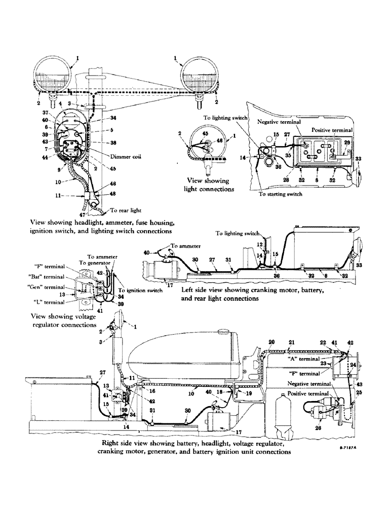 Схема запчастей Case IH SUPER M-TA - (134) - ELECTRICAL SYSTEM, CARBURETED ENGINE, ELECTRICAL STARTING AND LIGHTING, BATTERY IGNITION (06) - ELECTRICAL SYSTEMS