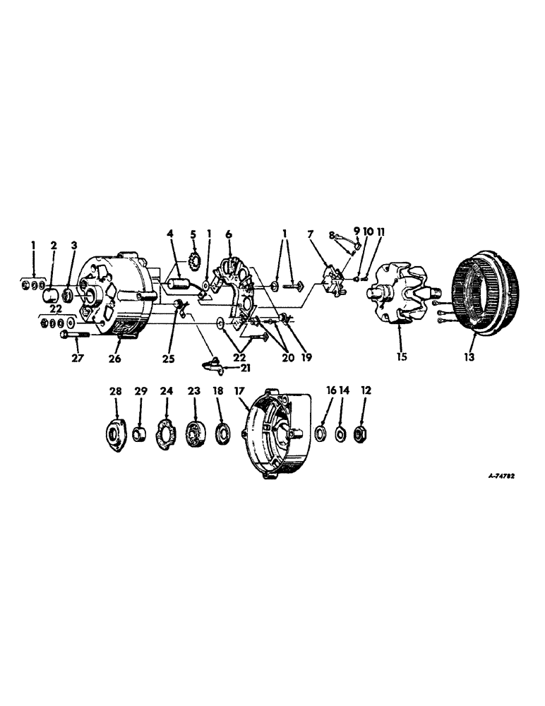 Схема запчастей Case IH 1026 - (08-03) - ELECTRICAL, ALTERNATOR GENERATOR, DELCO REMY (06) - ELECTRICAL