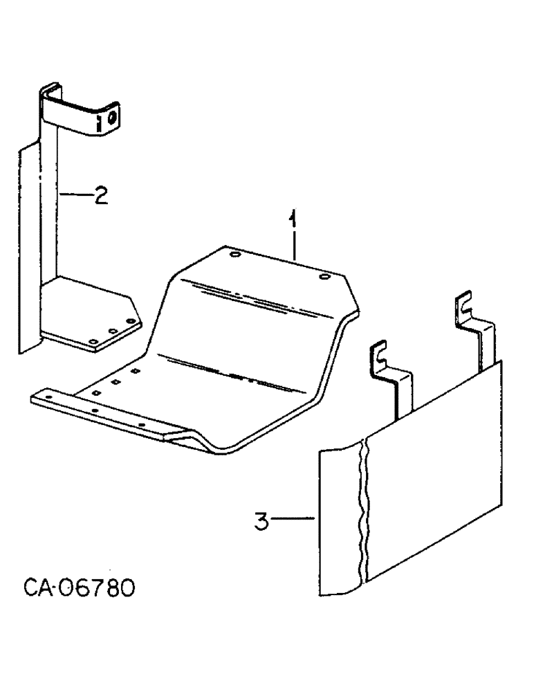 Схема запчастей Case IH 6788 - (10-07) - HYDRAULICS, POWER STEERING PUMP SHIELDS (07) - HYDRAULICS