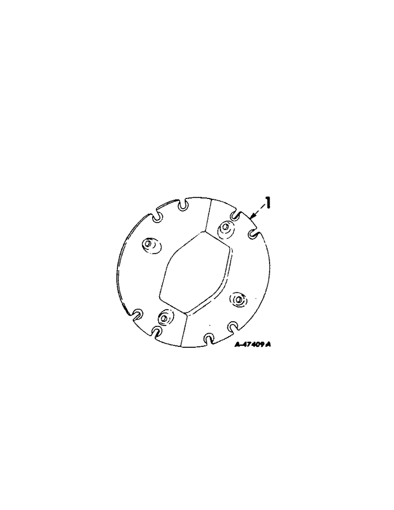 Схема запчастей Case IH 21256 - (L-07[A]) - WHEELS AND WHEEL WEIGHTS, REAR WHEEL WEIGHTS, SPLIT TYPE, TRACTORS WITH 38 INCH REAR WHEELS Wheels & Wheel Weights