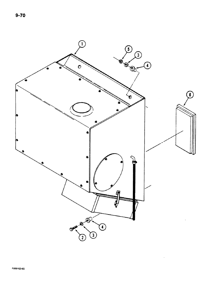 Схема запчастей Case IH 9180 - (9-70) - AIR CONDITIONER AND HEATER MODULE, CAB (09) - CHASSIS/ATTACHMENTS