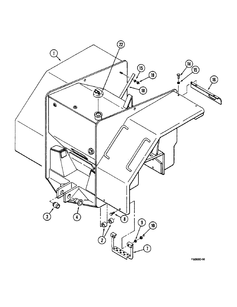 Схема запчастей Case IH STEIGER - (9-024) - REAR FRAME (09) - CHASSIS/ATTACHMENTS