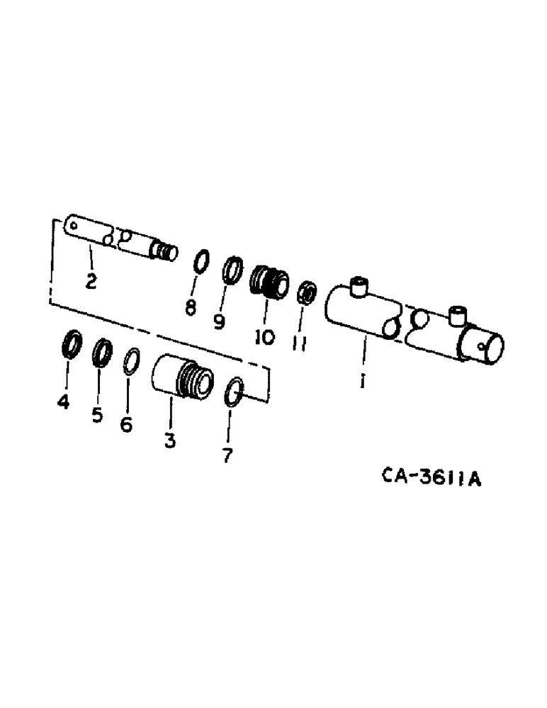 Схема запчастей Case IH 715 - (10-21) - HYDRAULICS, HYRAULIC REEL LIFT CYLINDER, MASTER CYLINDER (07) - HYDRAULICS