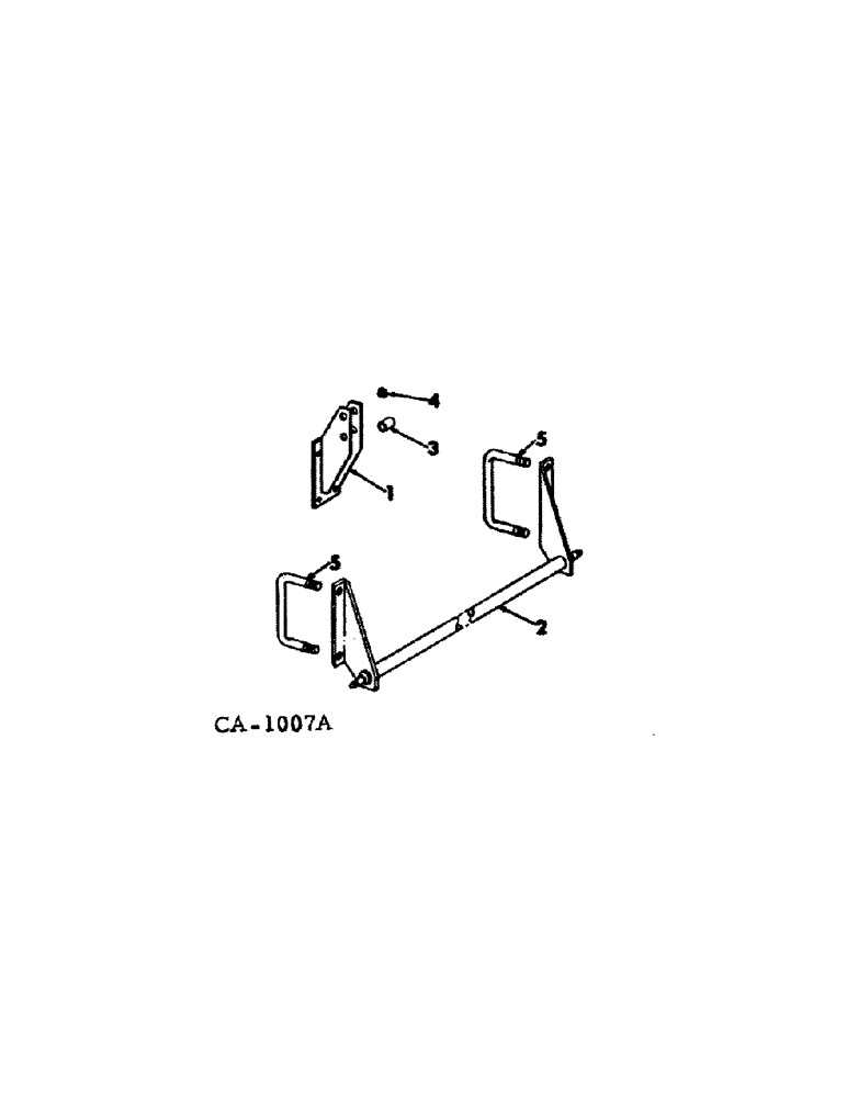 Схема запчастей Case IH 133 - (A-26) - THREE-POINT HITCH CATEGORY I AND II, UNITS A, B, C, P, Q AND (09) - CHASSIS