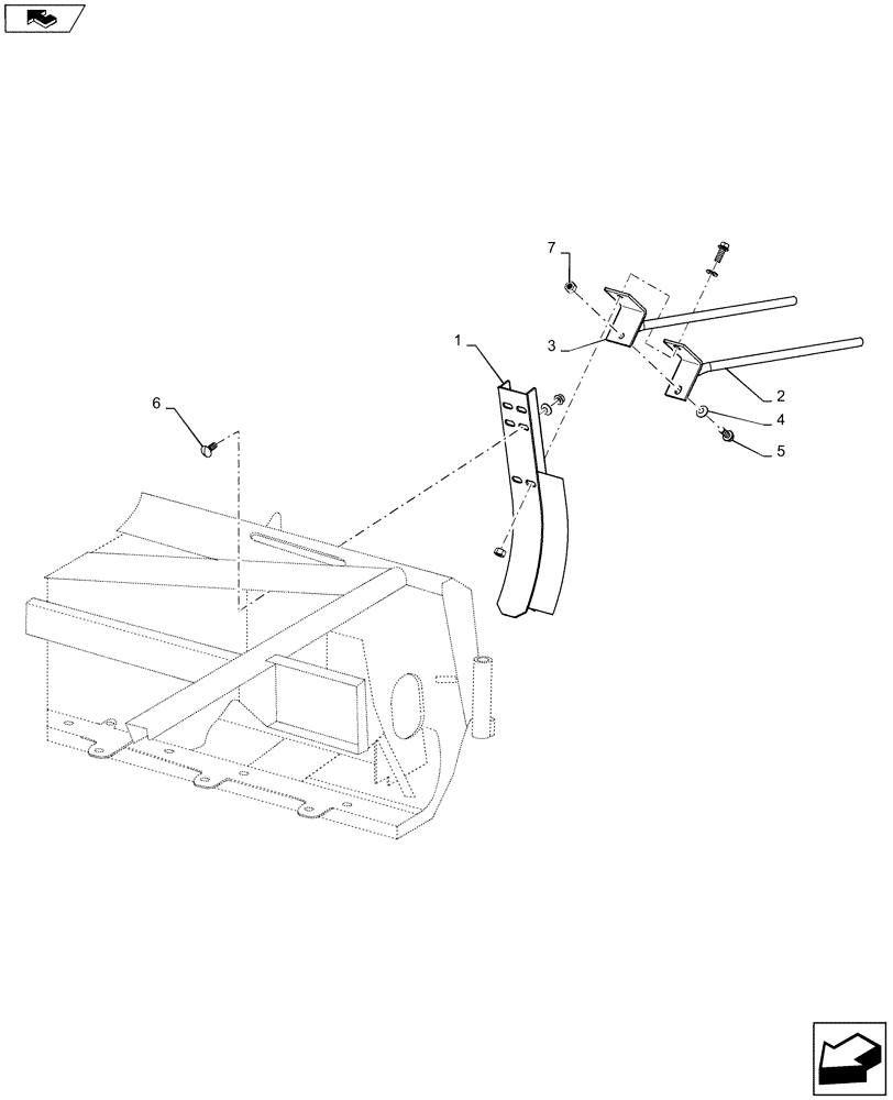 Схема запчастей Case IH RD193 - (58.120.06) - WINDROW, GRASS SEED (58) - ATTACHMENTS/HEADERS