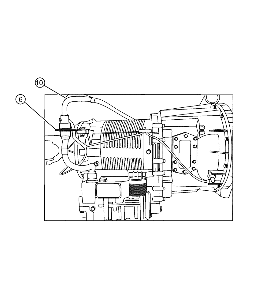 Схема запчастей Case IH FLX3300B - (03-001[02]) - TRANSMISSION GROUP (FLX3300B CAT ENGINE & FLX3330B) (03) - TRANSMISSION