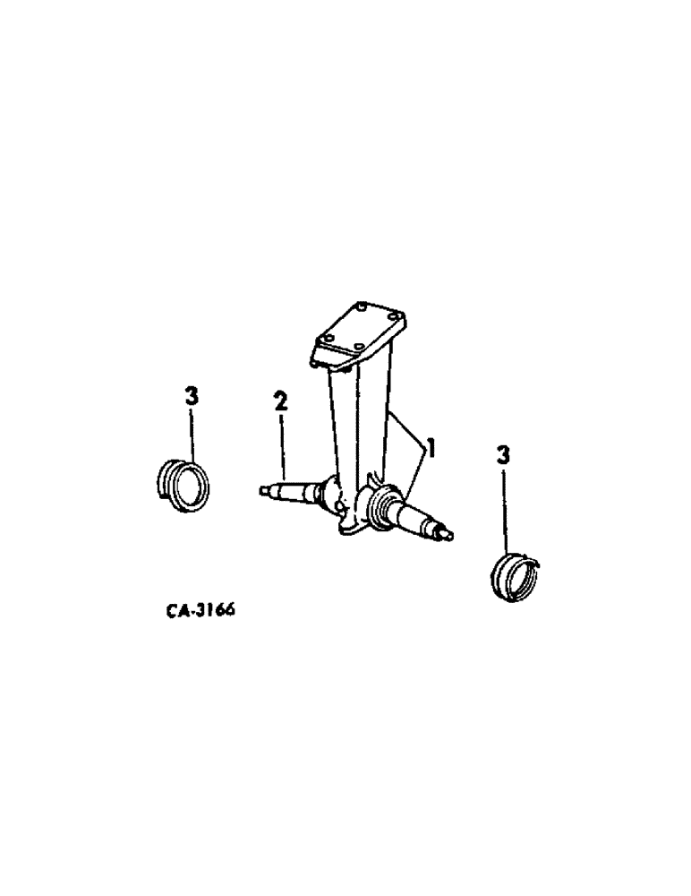 Схема запчастей Case IH HYDRO 70 - (14-05) - SUSPENSION, TRICYCLE FRONT AXLE Suspension