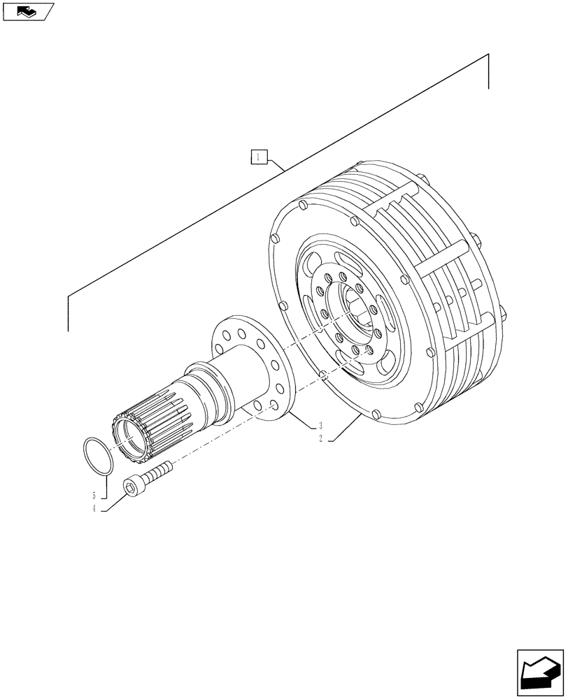 Схема запчастей Case IH PUMA 160 - (31.146.03) - VAR - 333648, 334648, 335648 - FRONT PTO ASSY - CLUTCH COMPONENTS (31) - IMPLEMENT POWER TAKE OFF