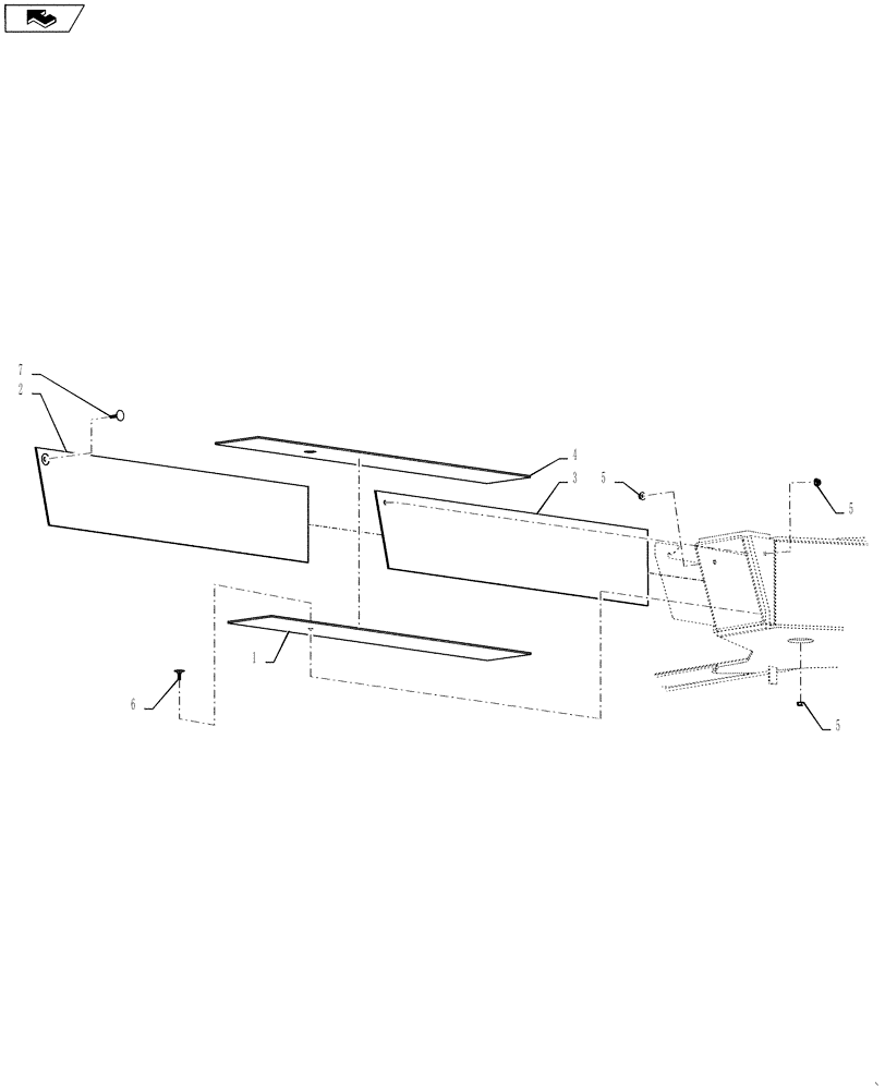 Схема запчастей Case IH 3330 - (44.100.03) - AXLE LINER GROUP (44) - WHEELS