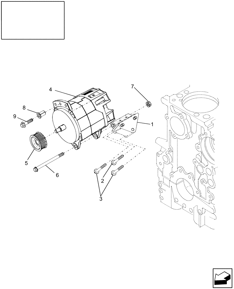 Схема запчастей Case IH AFX8010 - (A.30.A.82[1]) - ALTERNATOR (500389442) A - Distribution Systems