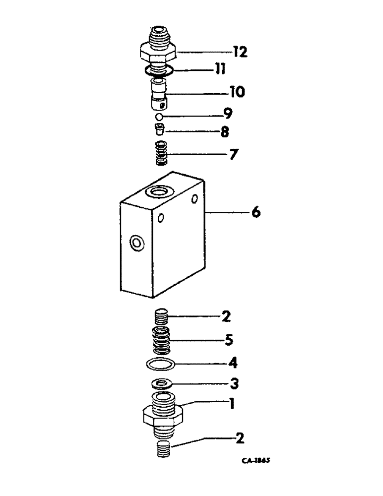 Схема запчастей Case IH 21026 - (07-19) - DRIVE TRAIN, PRESSURE REDUCING VALVE, TRACTORS WITH DIFFERENTIAL LOCK (04) - Drive Train