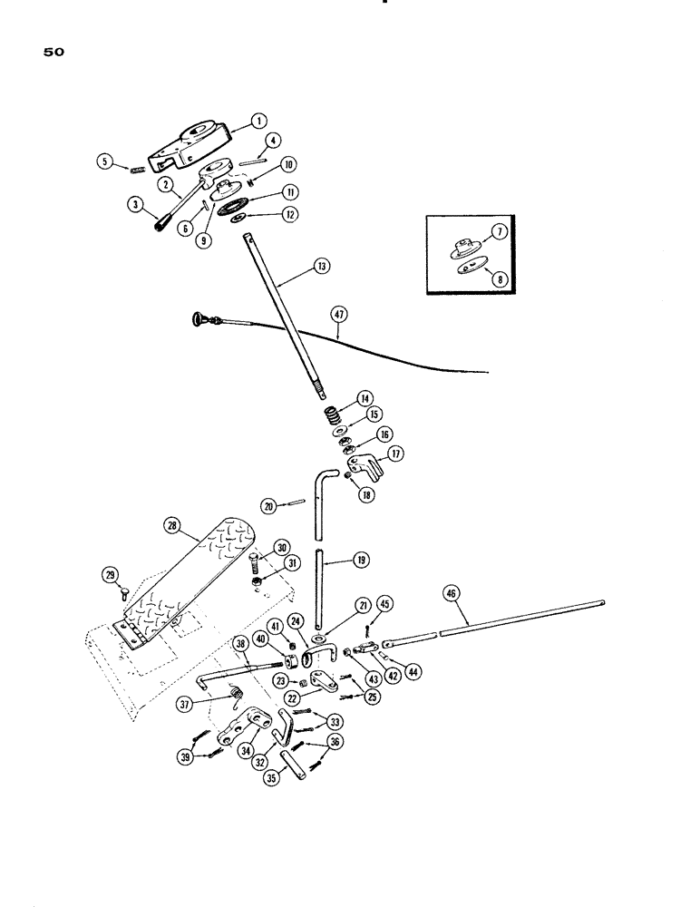 Схема запчастей Case IH 930-SERIES - (050) - THROTTLE AND CONTROLS, (377) SPARK IGNITION ENGINE (03) - FUEL SYSTEM