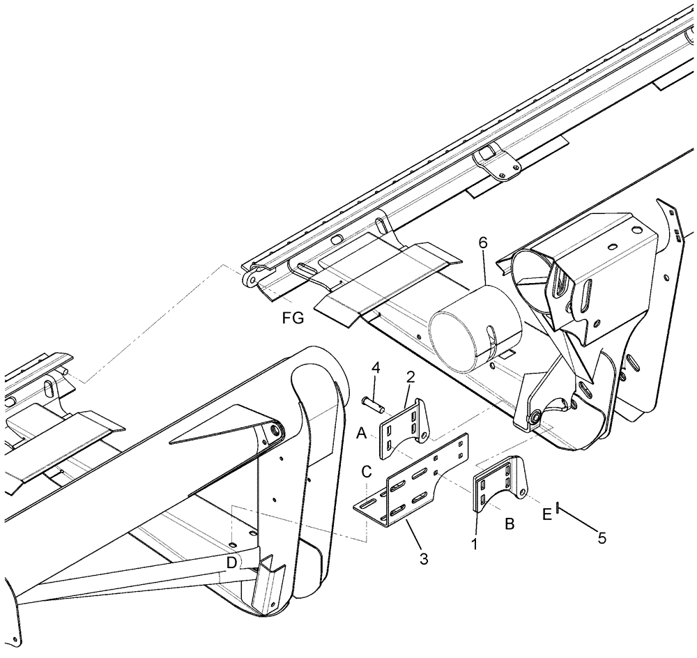 Схема запчастей Case IH 2062 - (09-02) - WING JOINT GROUP (03) - CHASSIS/MOUNTED EQUIPMENT