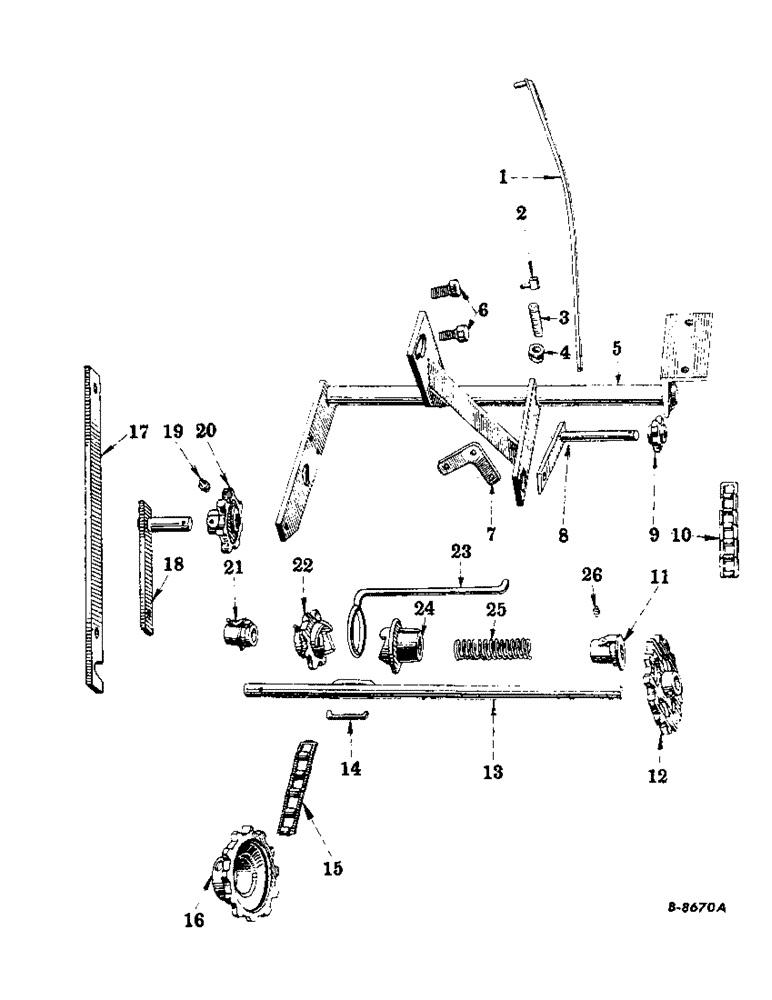 Схема запчастей Case IH 401 - (AE-6) - COUNTERSHAFT 