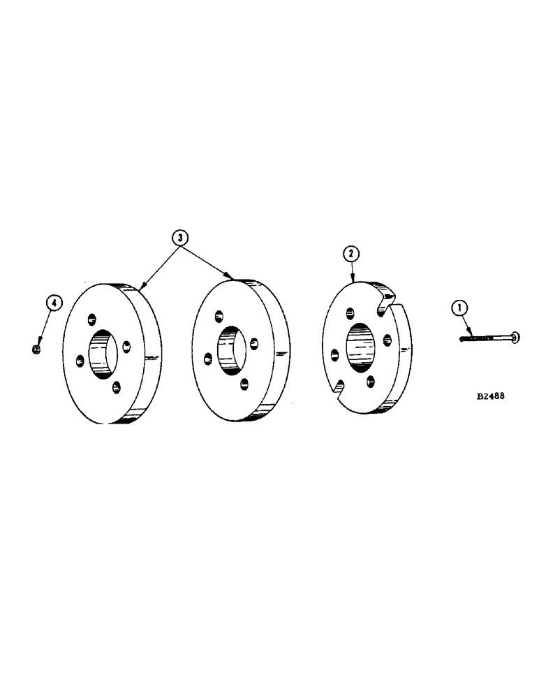 Схема запчастей Case IH 306 - (10[3]) - MOUNTING PARTS, 1665 COMBINE, WHEEL WEIGHTS (58) - ATTACHMENTS/HEADERS