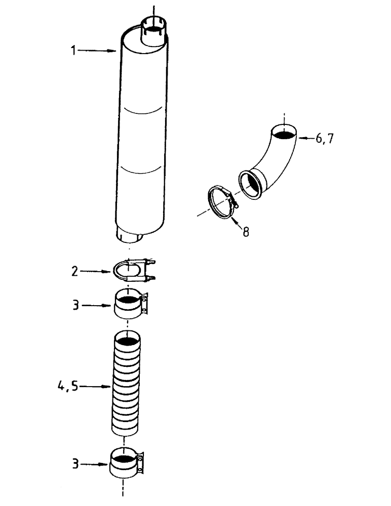 Схема запчастей Case IH 7000 - (C03-15) - EXHAUST, M11-250/M11-330, FLORIDA OPTION Engine & Engine Attachments