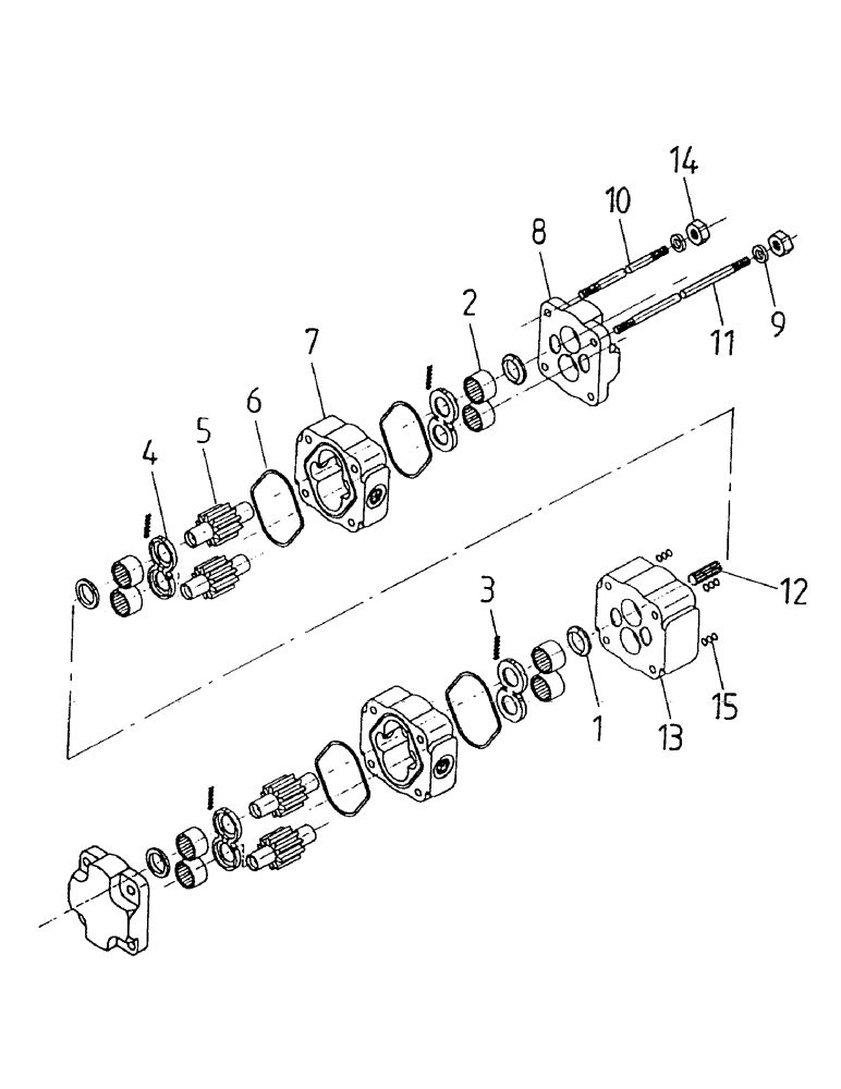 Схема запчастей Case IH 7000 - (B03-60) - FLOW DIVIDER Hydraulic Components & Circuits