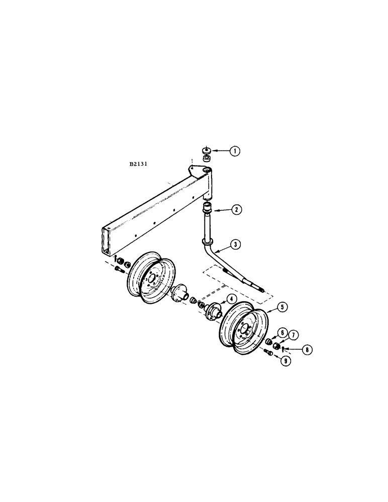 Схема запчастей Case IH 950 - (06[A]) - DUAL REAR WHEELS 