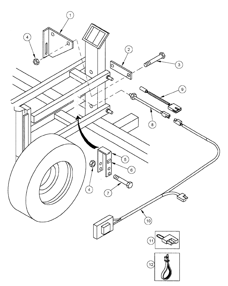 Схема запчастей Case IH NFX - (4-06) - REMOTE CLUTCH SWITCH (04) - ELECTRICAL SYSTEMS