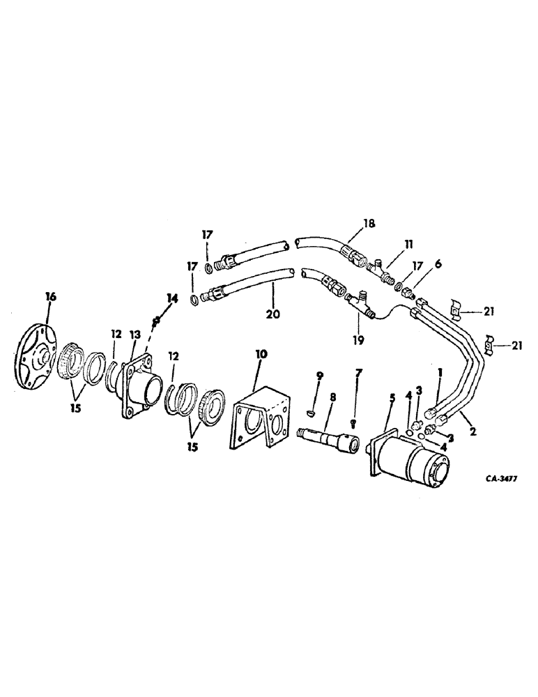 Схема запчастей Case IH 8 - (E-5) - BASKET DRIVE 