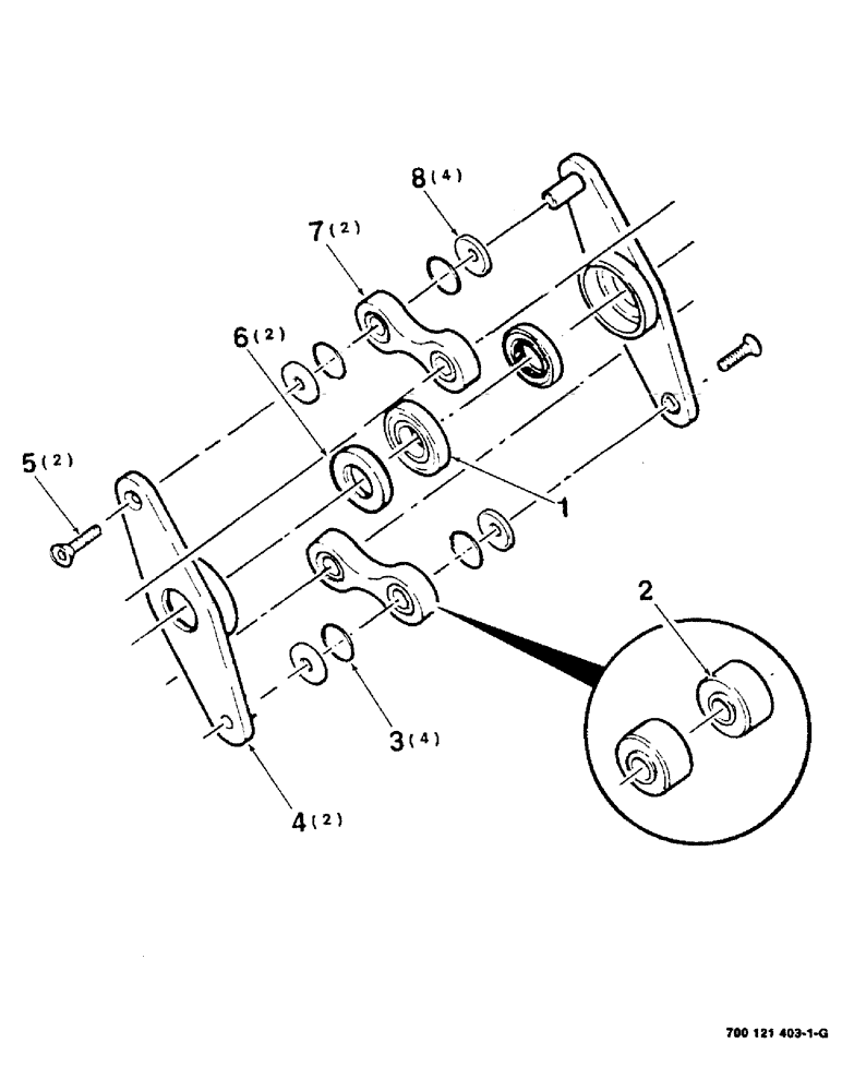 Схема запчастей Case IH 8380 - (3-12) - SWAYBAR LINK ASSEMBLY, SERIAL NUMBER CFH0009782 THRU CFH0010162 (09) - CHASSIS