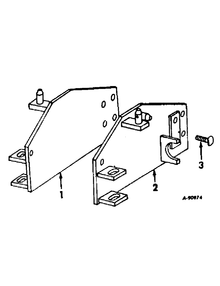 Схема запчастей Case IH 85 - (AN-09) - ADAPTER PLATES 