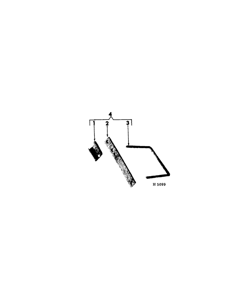 Схема запчастей Case IH 110 - (01-15[A]) - SAFETY LIGHT MOUNTING PARTS 