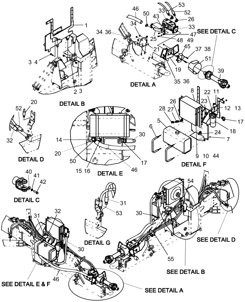 Схема запчастей Case IH 1260 - (35.220.01) - HYDRAULICS - PTO PUMP AND HYDRAULICS (35) - HYDRAULIC SYSTEMS