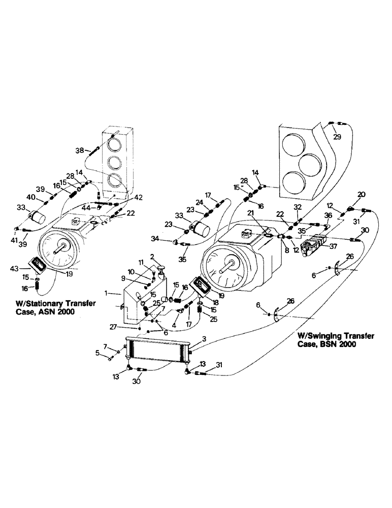 Схема запчастей Case IH ST280 - (04-35) - DRIVE TRAIN LUBE SYSTEMS (04) - Drive Train