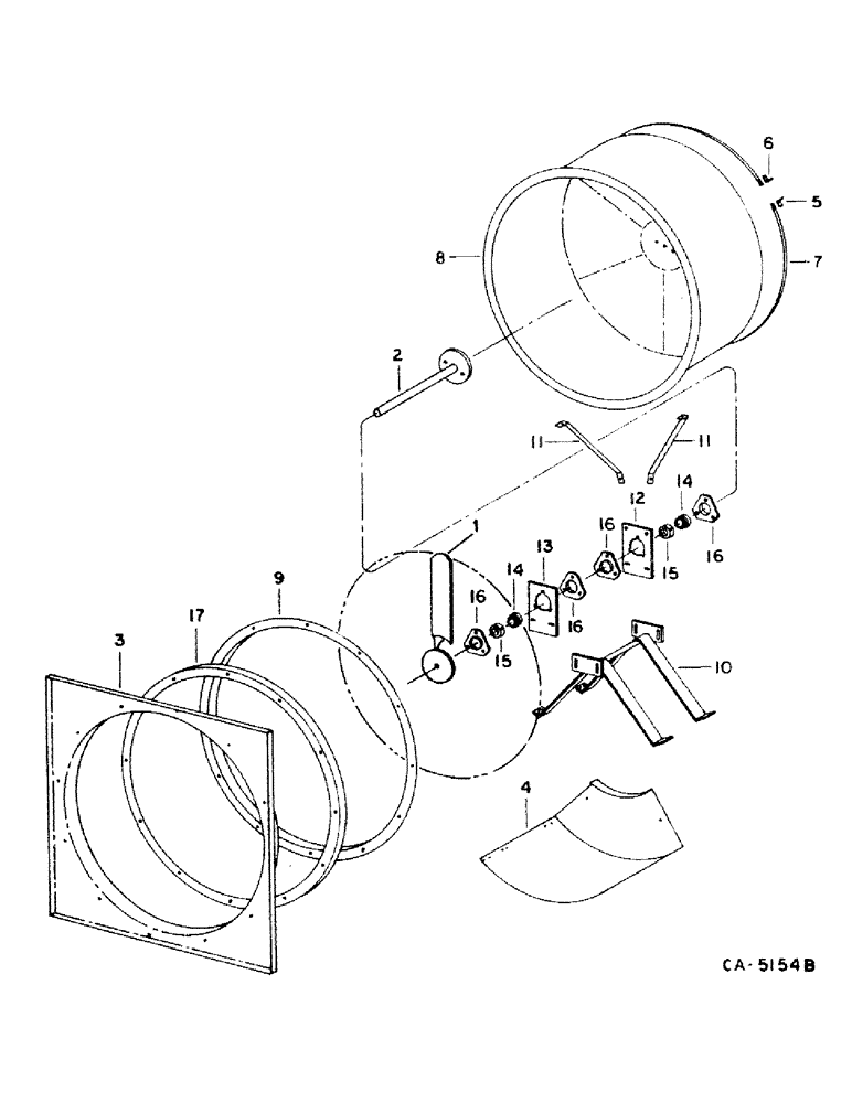 Схема запчастей Case IH 1440 - (06-01) - COOLING, ROTARY AIR SCREEN Cooling