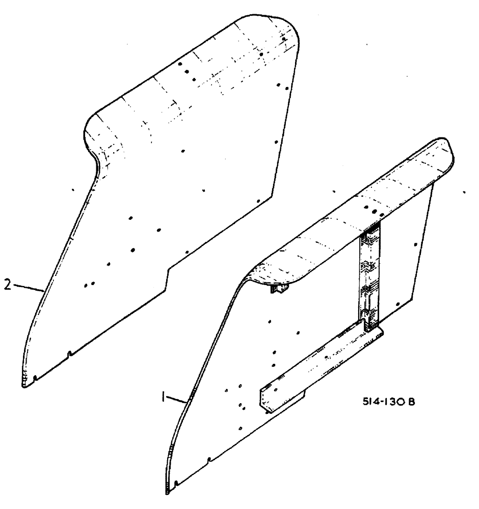 Схема запчастей Case IH 884 - (13-016) - REAR FENDERS - CROWN TYPE (05) - SUPERSTRUCTURE