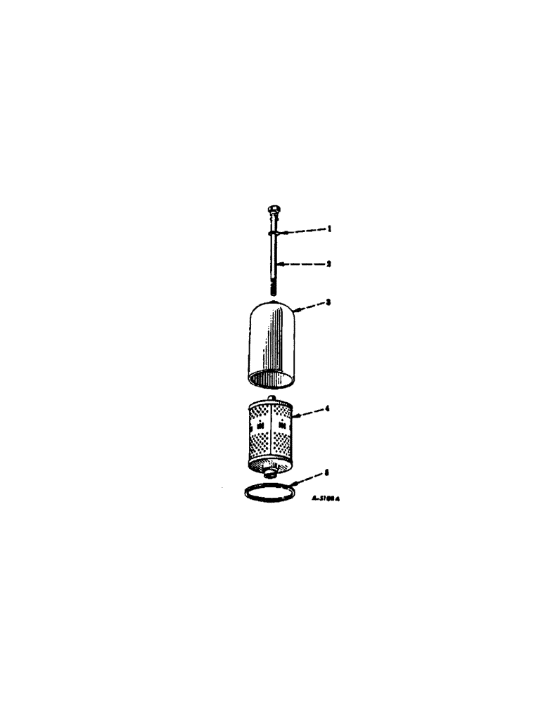 Схема запчастей Case IH C-135 - (C-33) - LUBRICATING OIL FILTER, MACHINES W/SERIAL NO. 129379 AND BELOW 