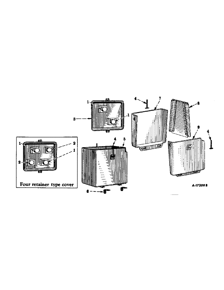 Схема запчастей Case IH SUPER AV - (133) - ELECTRICAL SYSTEM, BATTERY BOX (06) - ELECTRICAL SYSTEMS