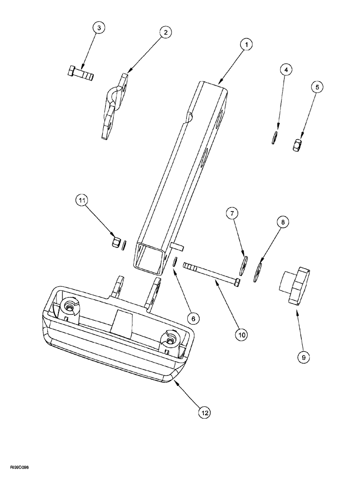 Схема запчастей Case IH AFS - (05-40) - CDU / ECDU MOUNTING (MX MAGNUM TRACTOR) (55) - ELECTRICAL SYSTEMS